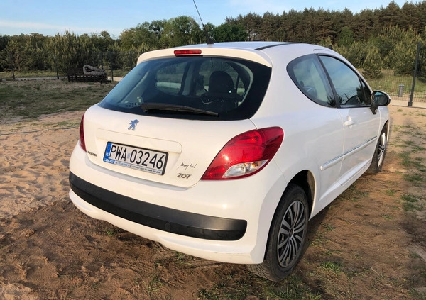 Peugeot 207 cena 7900 przebieg: 197800, rok produkcji 2012 z Wągrowiec małe 92